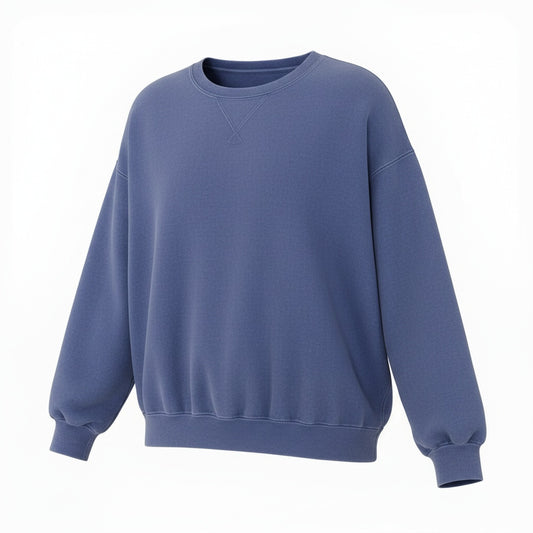 32a29 【新品保管品】visvim ヴィズヴィム JUMBO SB SWEAT L/S DMGD スウェット 0124105010025 2サイズ ブルー メンズo07t