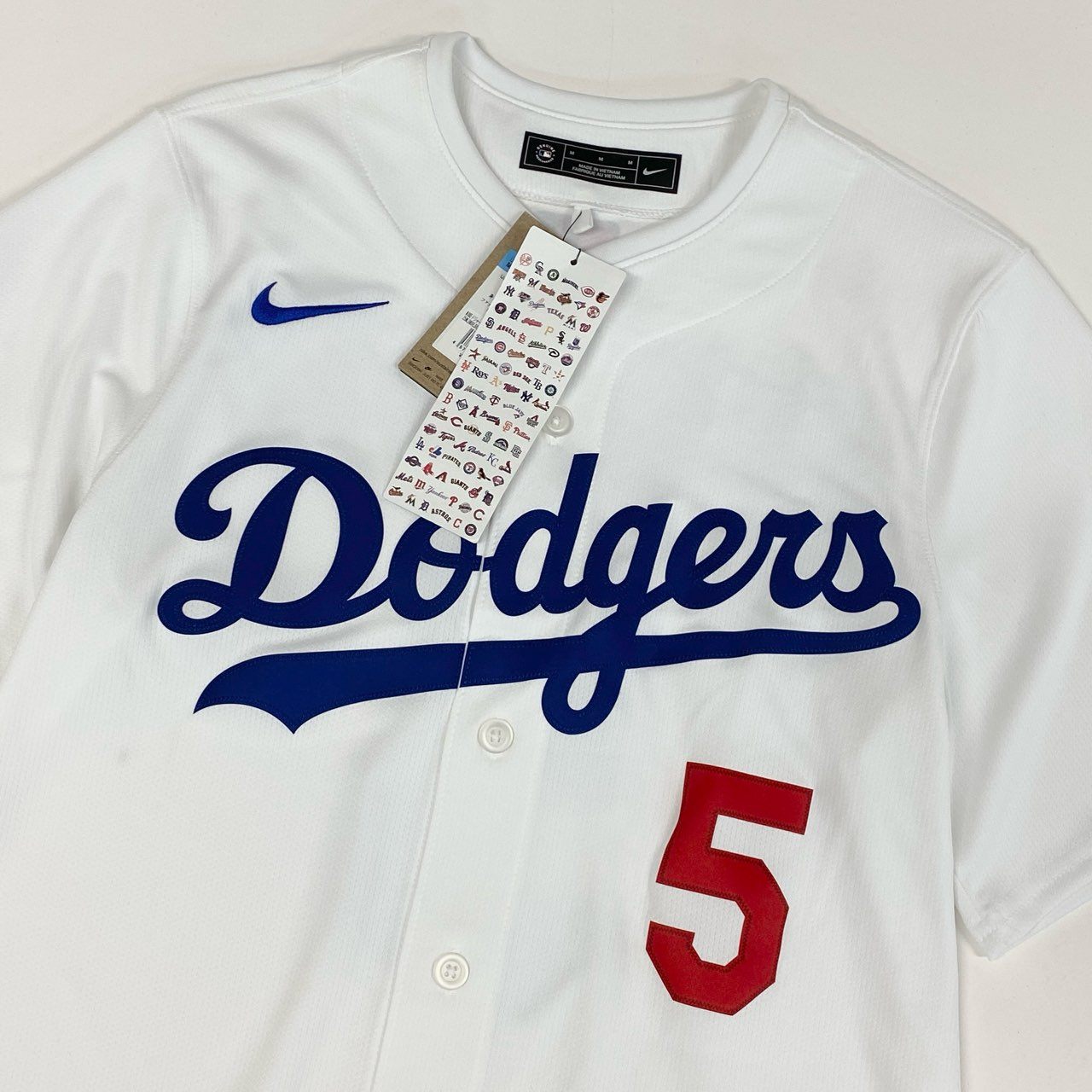 49i11 《未使用品》 MLB エムエルビー × NIKE ナイキ Dodgers ドジャース FREEMAN フリーマン M ホワイト 画像参照 リミテッドユニフォーム TOKYO SERIES 2025t18r