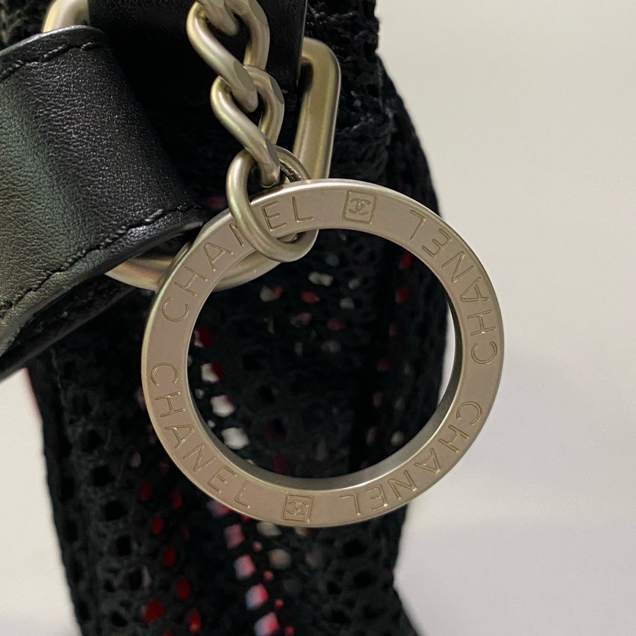 Cb20 CHANEL SPORT シャネル スポーツ 2007年 メッシュバッグ ショルダーバッグ ユニセックスk02i