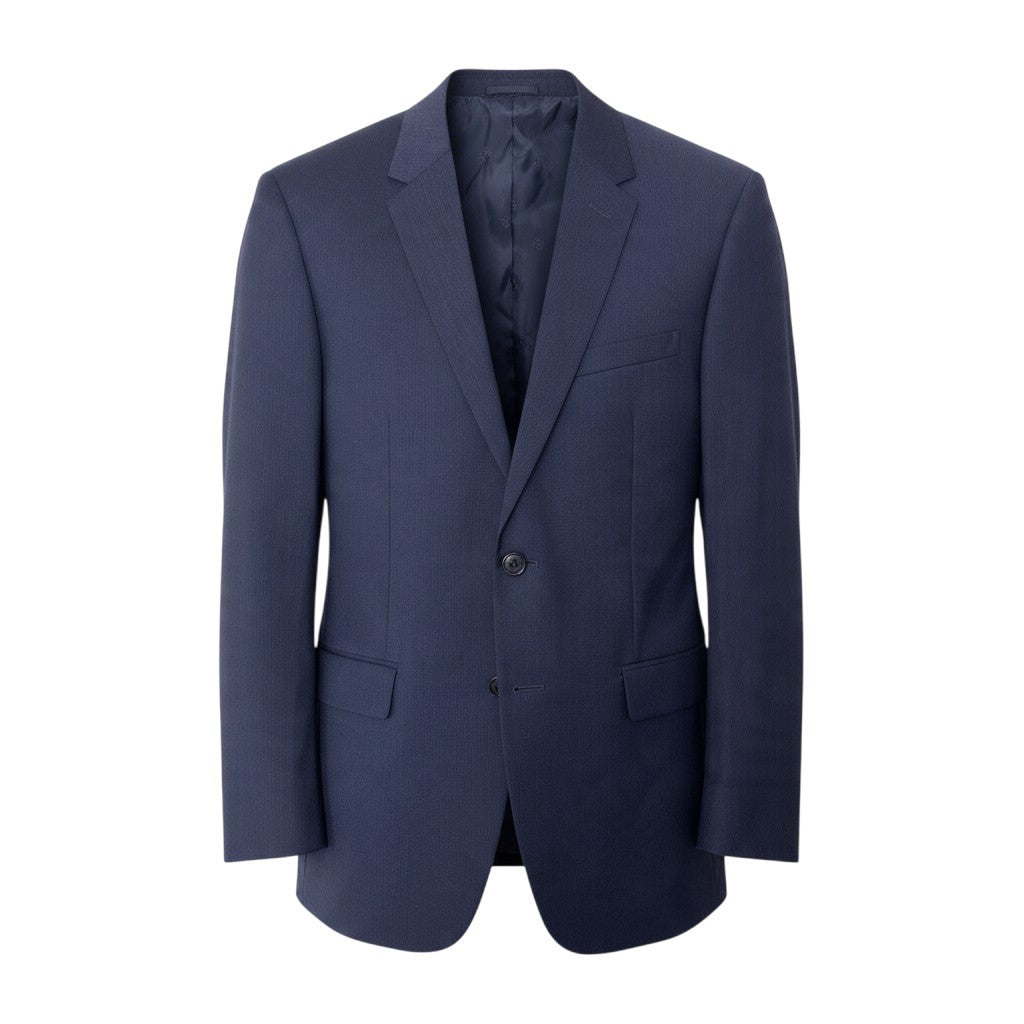 29j15 【極美品】 DIOR ディオール テーラードジャケット シングル 2B  サイズ48C ネイビー ウール100％ メンズu02t