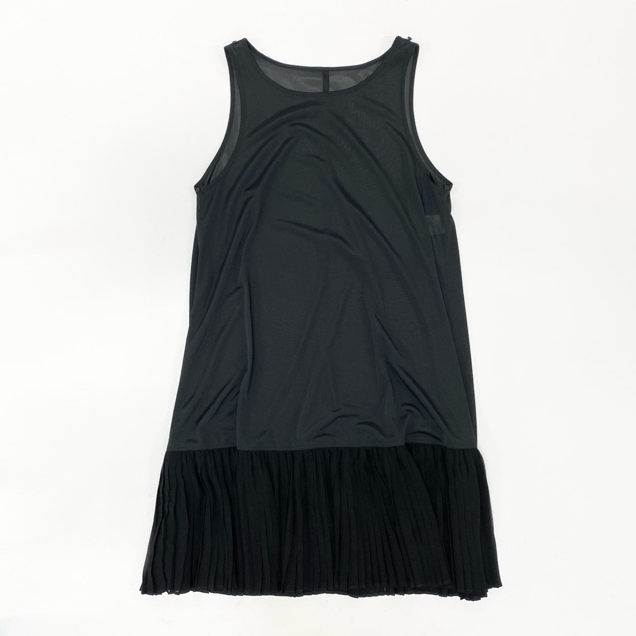 18k20 TOKUKO 1er VOL トクコプルミエヴォル レイヤード ロングワンピース プリーツ切替 アニマル刺繍 コットンリネン レディース 女性用 9 ブラックu02t