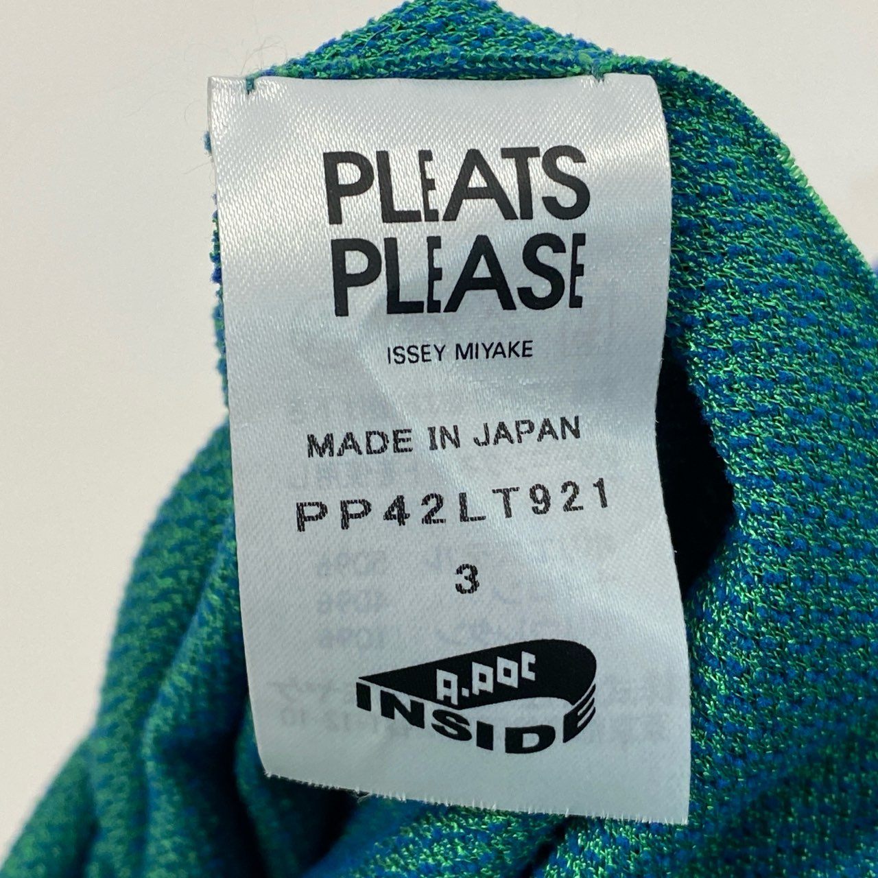 Ac6 PLEATS PLEASE A.POC プリーツプリーズ エポック イッセイミヤケ チュニックカットソー オーバーサイスシャツ サイズ3  レディースk02i