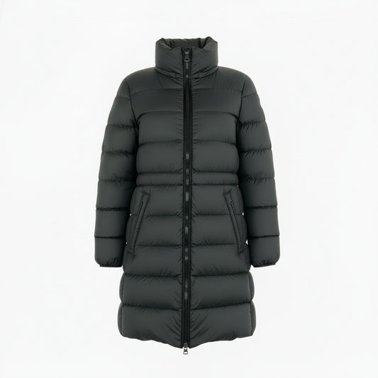 52a21 COACH コーチ DOWN COAT ダウンコート ブラック アウター ダウンジャケット 女性服 冬物t18r