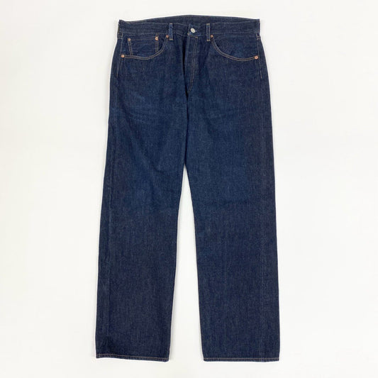 12i26 《美品》LEVIS リーバイス 501XX復刻 デニムパンツ ジーンズ ボトムス ボタン裏3015 50155-0079 W38  L34 濃紺 インディゴ メンズk02i