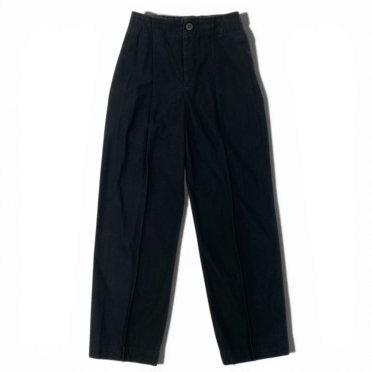 32a29 ISSEY MIYAKE イッセイミヤケ 23SS PEDESTAL PANTS タックイージートラウザーパンツ IM31FF515 1サイズ ブラック コットン100％ レディースo07t