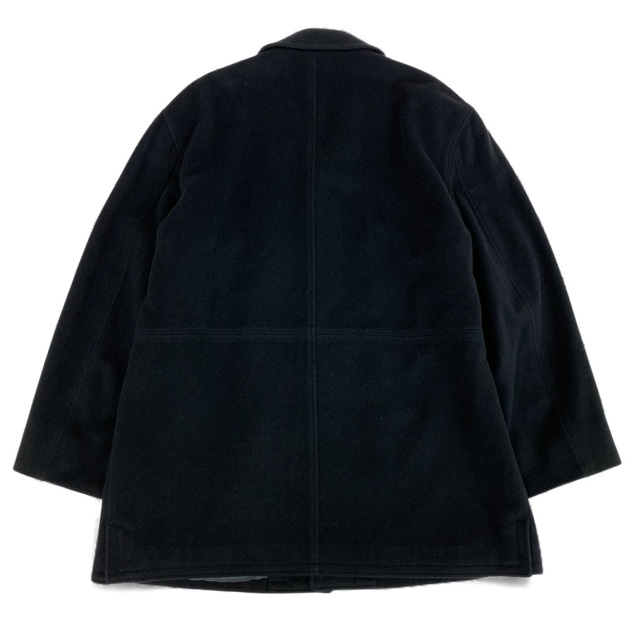 31L8 【美品】LANVIN CLASSIQUE ランバン クラシック カシミヤジャケット ショートコート アウター 48サイズ ブラック カシミヤ100％ メンズo07t