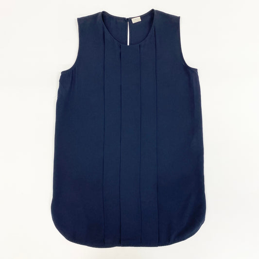 56h1 Kiton キトン ノースリーブワンピース ドレスワンピース シルクワンピース 薄手 春夏 レディース 女性用 D374078D2305 40 ネイビー シルク100％u02t