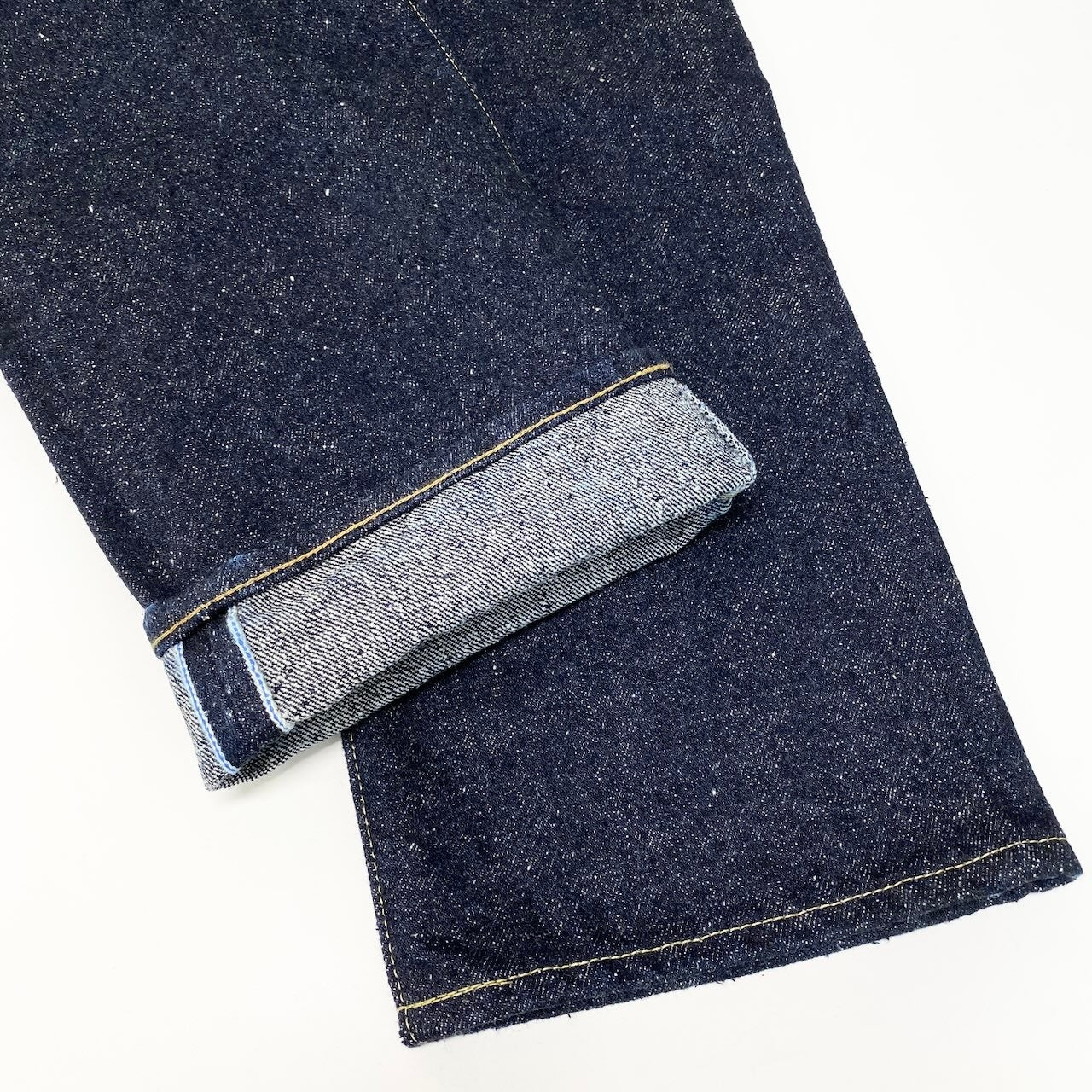 81c26 《極美品》 KOJIMA GENES 児島ジーンズ 20oz Nep Deniｍ ネップデニムパンツ サイズ34 濃紺 ヴィンテージストレート 青耳t18r