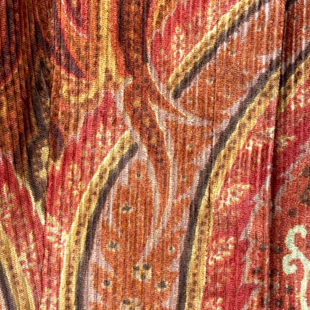 22f17 【美品】 ETRO エトロ コーデュロイジャケット テーラードジャケット ペイズリー柄 サイズ40 マルチカラー レディース 女性用u02t