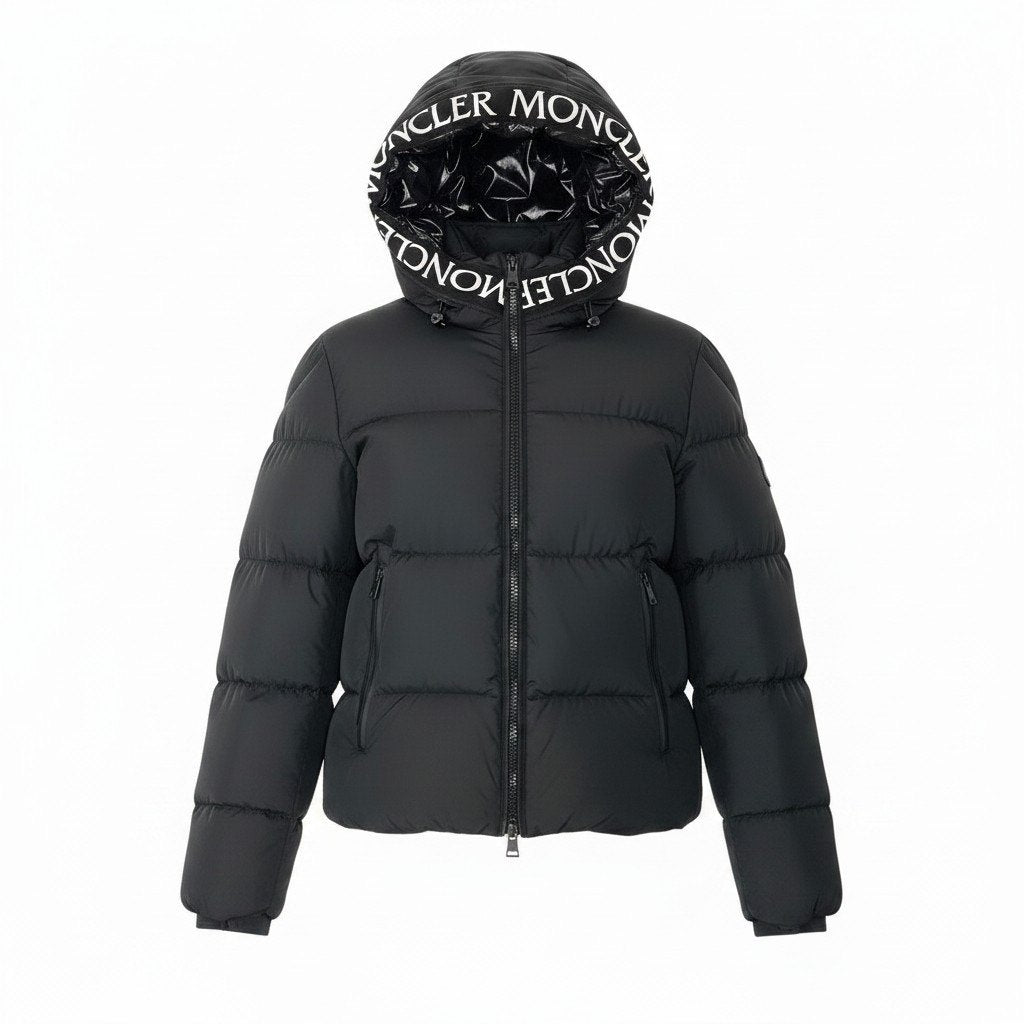 80e12 《美品》 MONCLER モンクレール MONTCLA モンクラ ダウンジャケット E20914194385 サイズ2 ブラック ガーメントケース付t18r