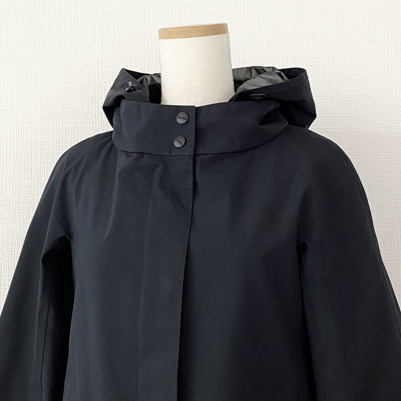 5i4 HERNO ヘルノ LAMINAR ラミナー GORE-TEX SHORT COAT ゴアテックス ショートコート 38 ネイビー 高機能アウターコレクション