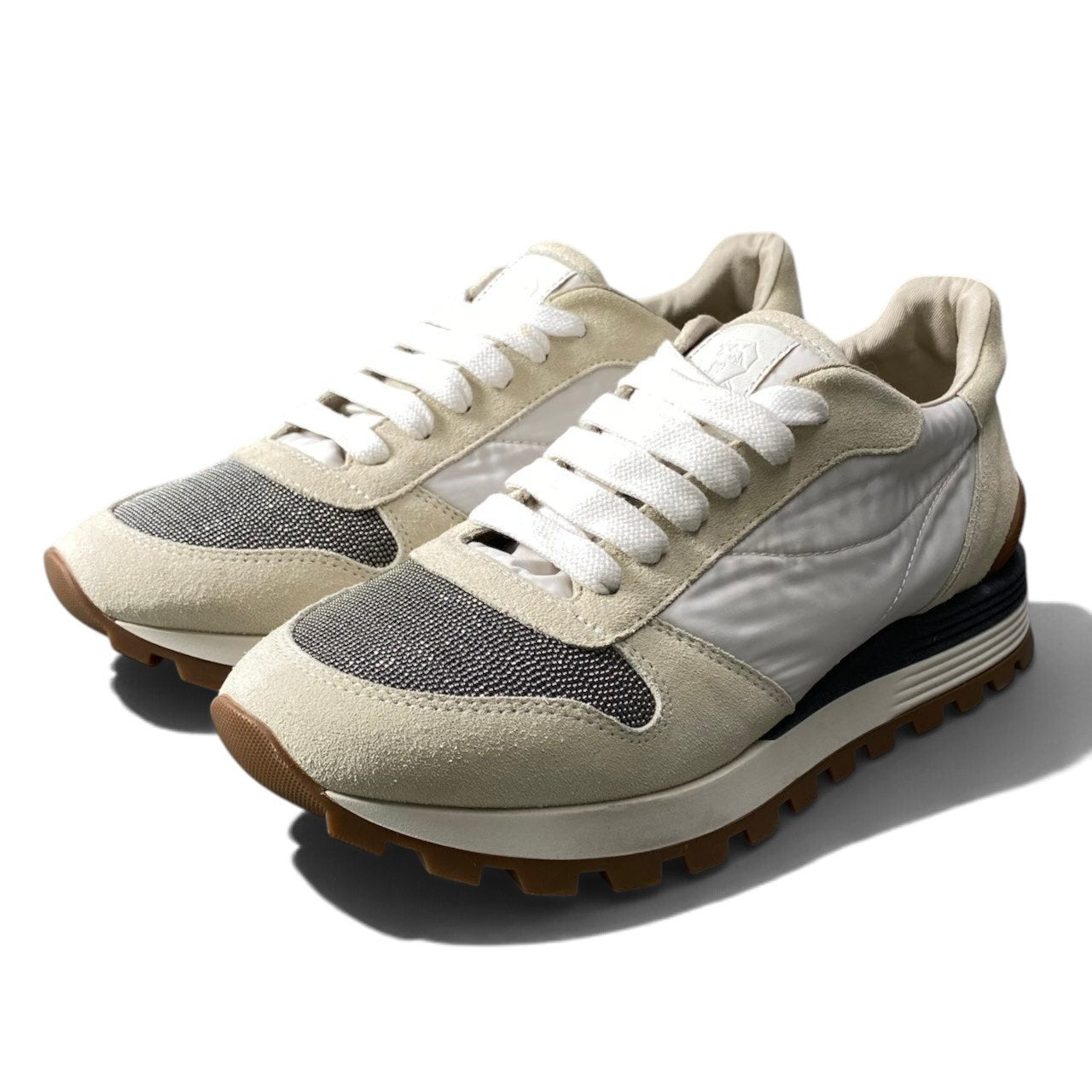 h12【新品保管品】BRUNELLO CUCINELLI ビーズデザイン スニーカー イタリア製 36サイズ レディース 女性用k02i