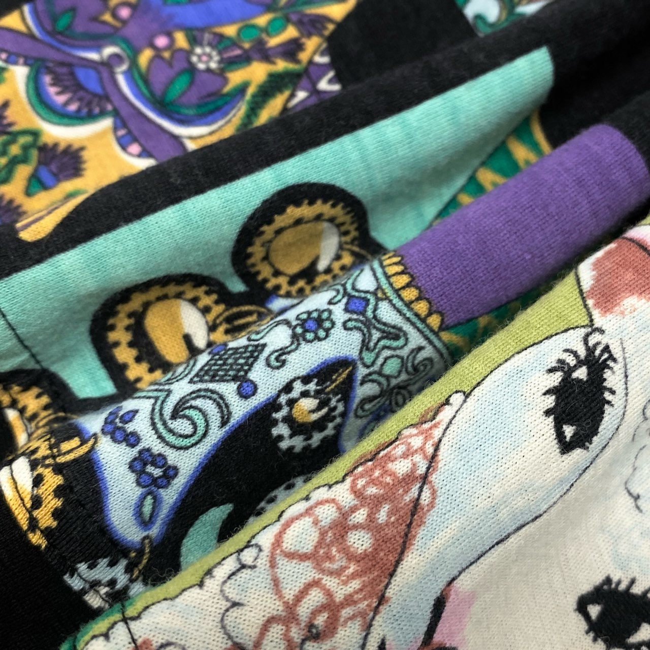 26k27 TOKUKO 1er VOL トクコプルミエヴォル ノースリーブワンピース フレアワンピース 総柄プリント チュール装飾 レディース 女性用 9 ブラックu02t