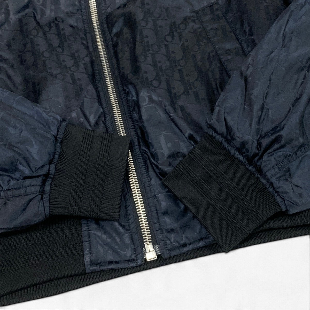 j13 【極美品】DIOR Homme ボンバージャケット オブリーク リバーシブル 46サイズ ブラック ポリエステル100％ メンズ 男性用k02i