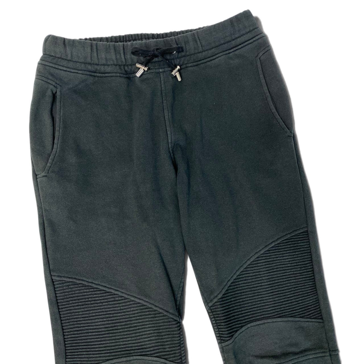 90j27 BALMAN バルマン バイカー スウェットパンツ サイズS ブラック メンズo07t