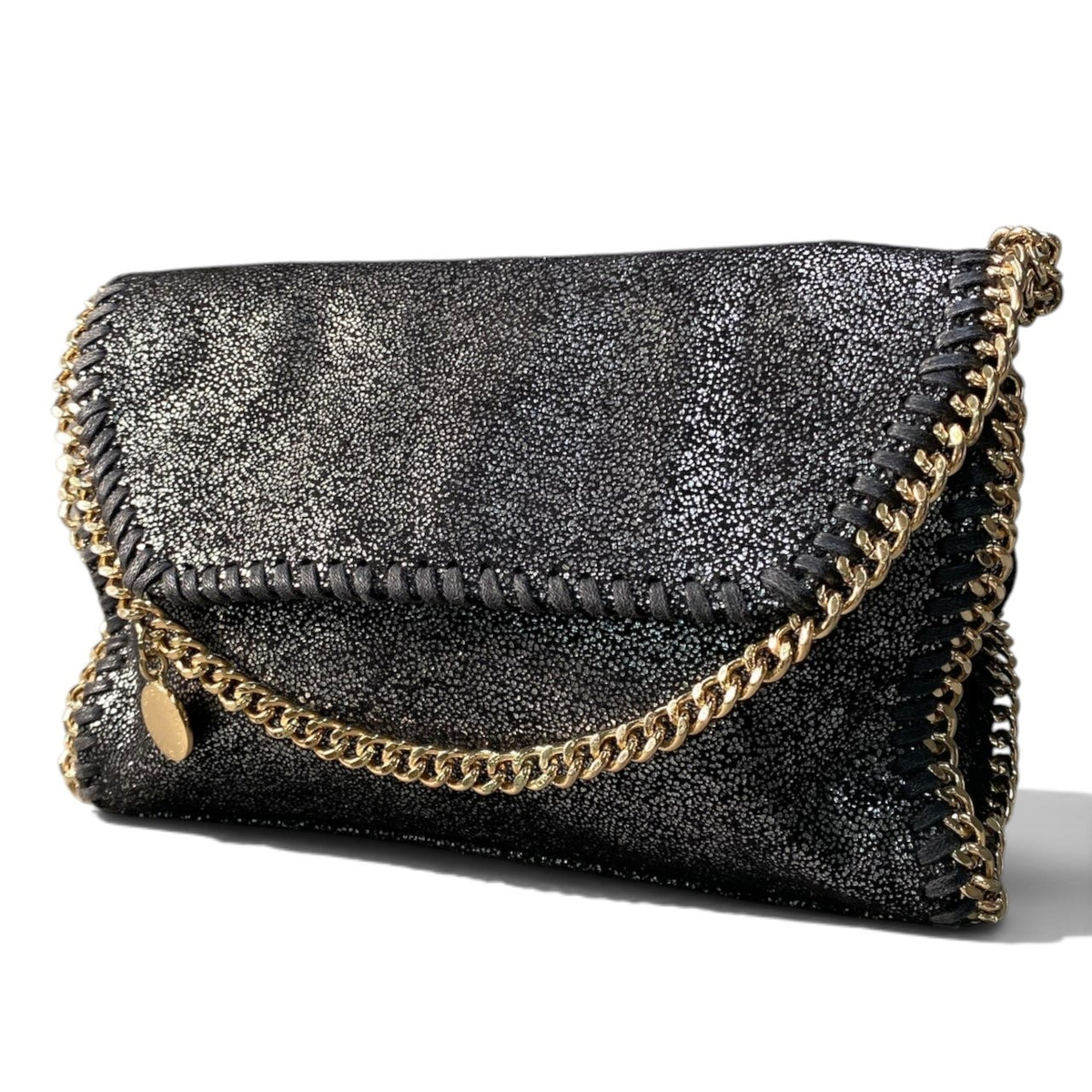 Bi10 STELLA McCARTNEY ステラマッカートニー Falabella ファラベラ チェーンショルダーバッグ ブラック 保存袋付t18r