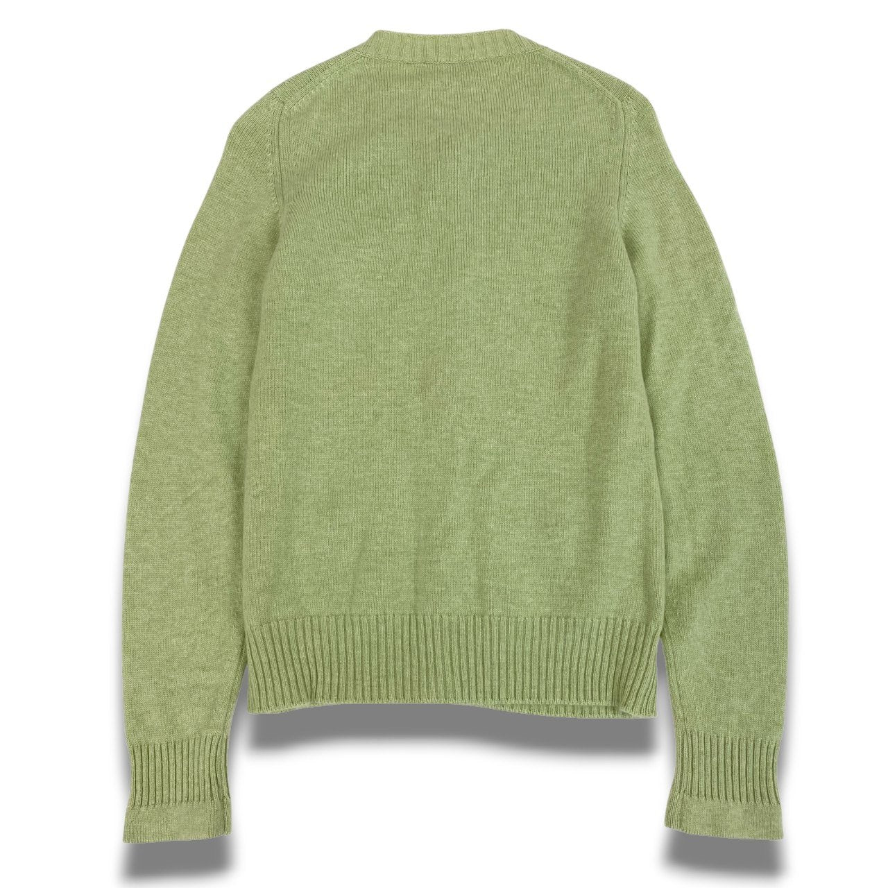 Cc2 CHANEL シャネル P39176 2010年 ココマーク ターンロック ニットカーディガン カシミヤニット サイズ38 グリーン系 レディース トップスk02i