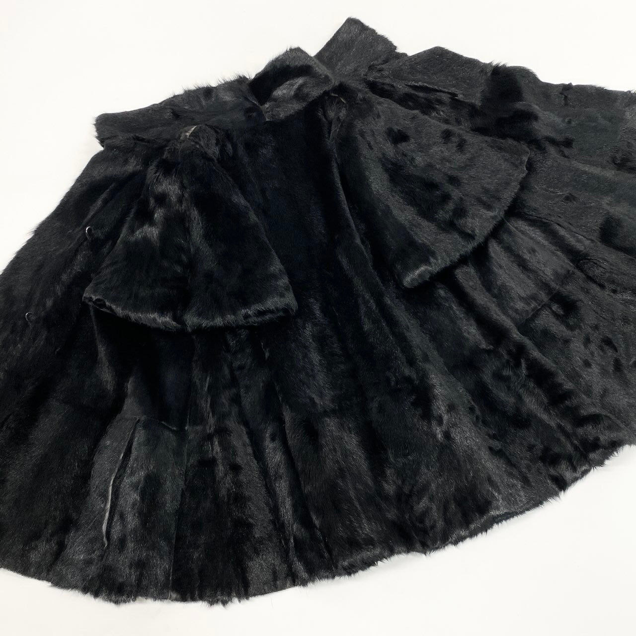 23e14 MARNI マルニ ミンクボレロジャケット ファージャケット 毛皮ジャケット 38サイズ ブラック 毛皮 レディース 女性用k02i