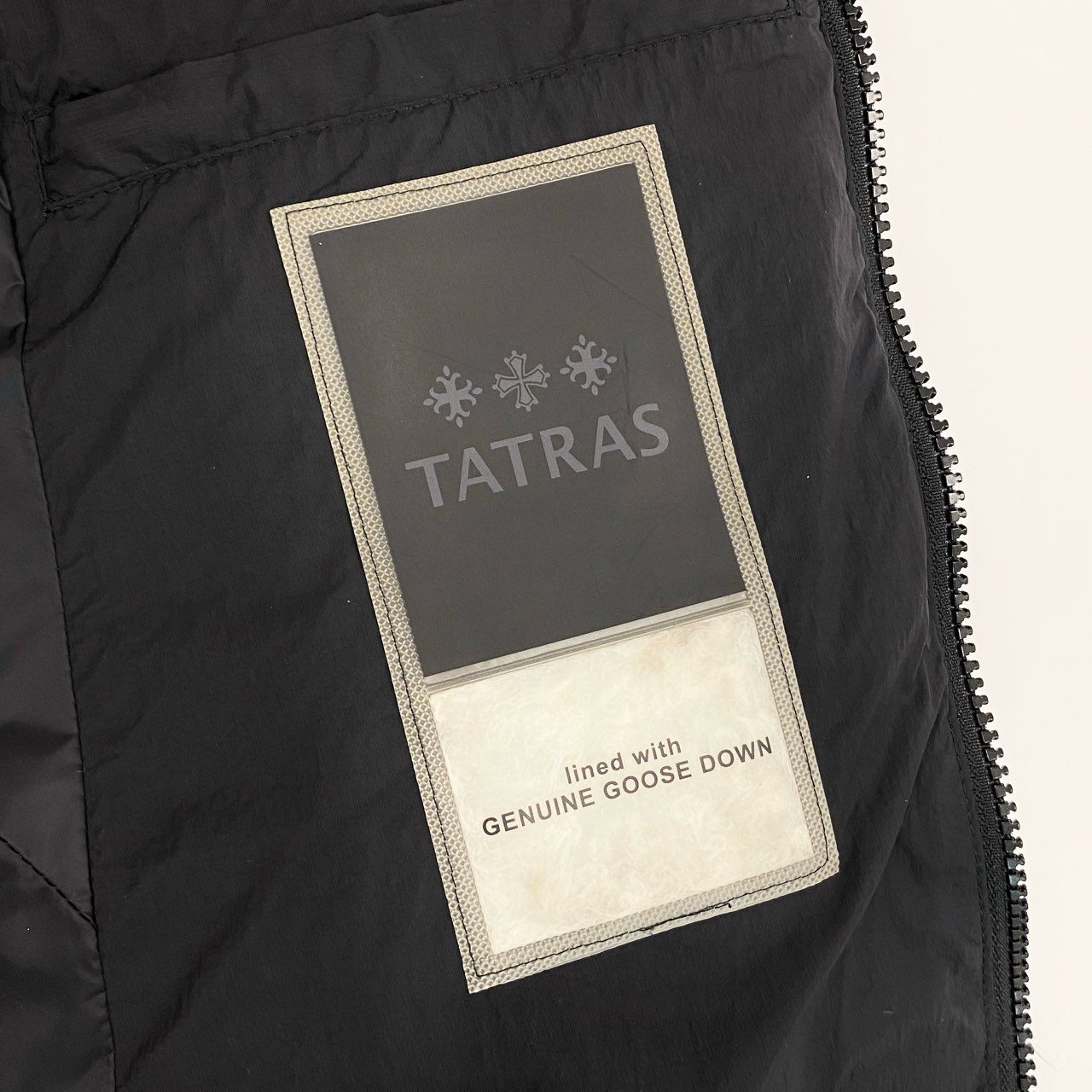 67k7 TATRAS タトラス ポリテアマ ダウンジャケット ダウンコート アウター LTA19A4694 02 Mサイズ相当 ブラック ナイロン レディースo07t