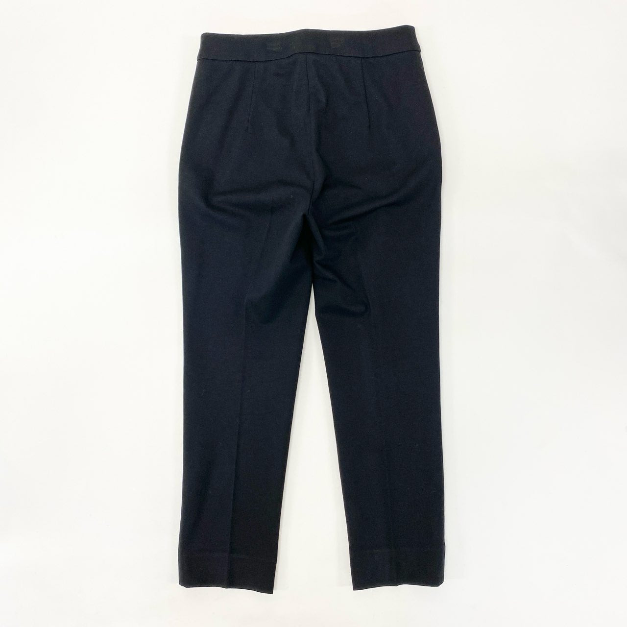 23i17 Max Mara マックスマーラ スラックスパンツ テーパードパンツ ボトムス ハイストレッチ 38 ブラック レディースu02t