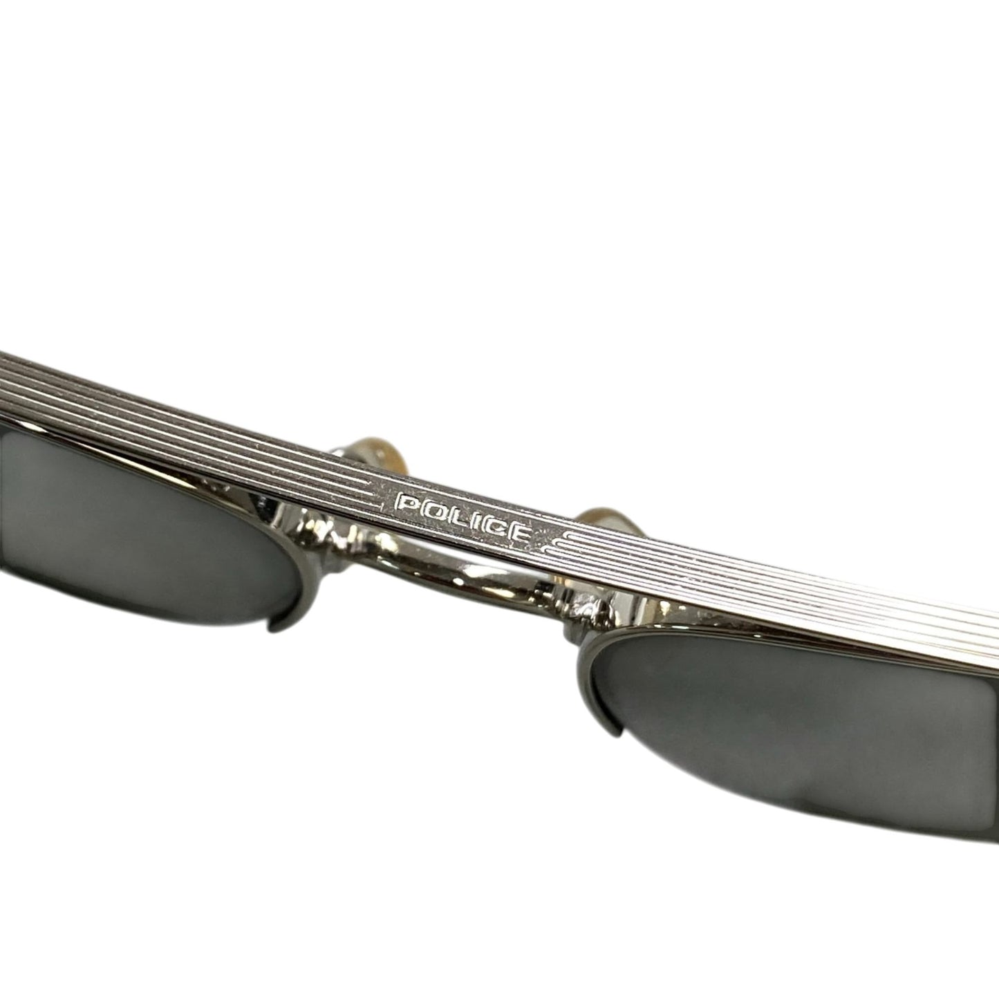 L10 POLICE ポリス × LEWIS HAMILTON ルイスハミルトン サングラス ティアドロップ SPLA25 57□17 ブラック シルバー F1 アイウェア メガネ 眼鏡 ケース付きt18r