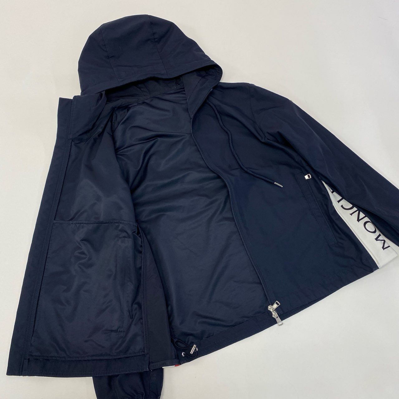 Ma28 MONCLER モンクレール 23SS ATRIA WZIP ナイロンジャケット パーカー フーディ I10911A00008 2 ネイビー メンズo07t