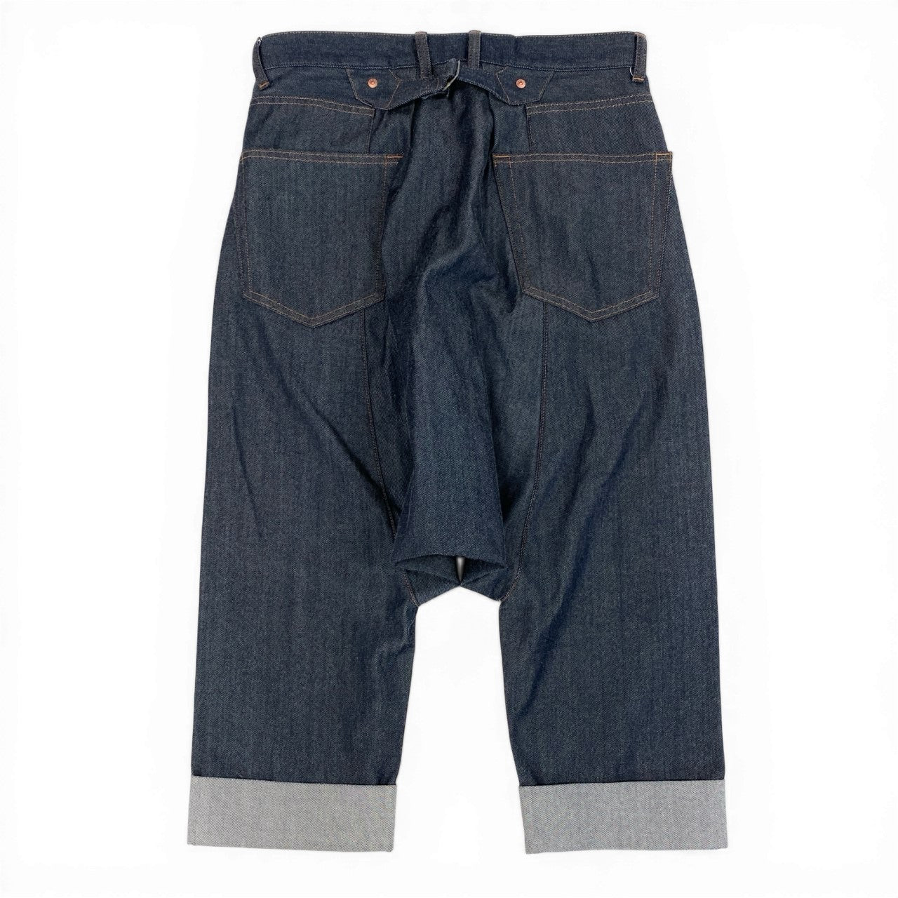 Ad6 JUNYA WATANABE MAN ジュンヤワタナベ マン 22SS サルエルデニムパンツ 変形パンツ ボトムス WI-P025 XSサイズ インディゴ メンズ 男性用o07t