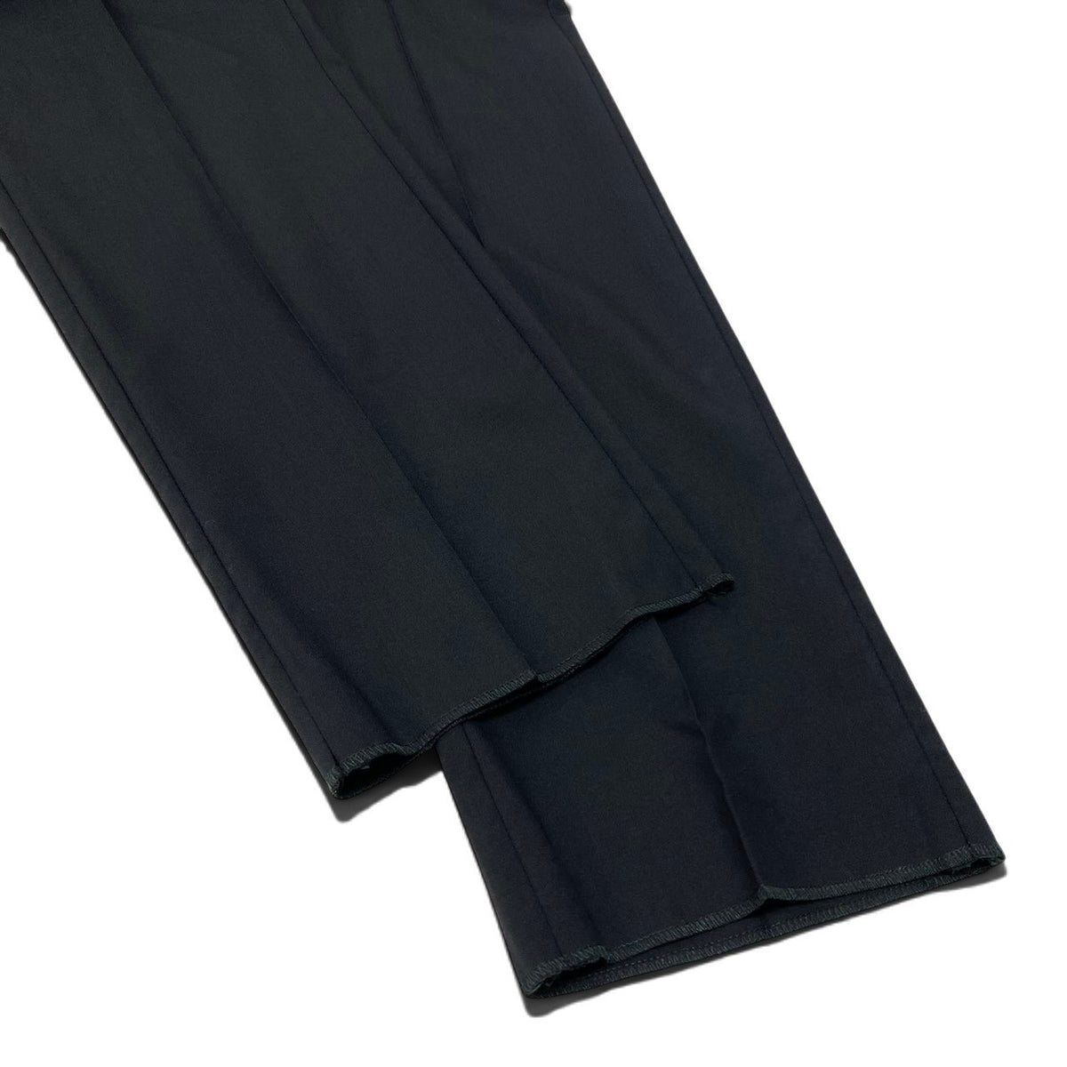 14i25 【美品】 Dior ディオールオム スラックスパンツ フルレングス フォーマル ウールパンツ イタリア製 裾未処理 44C ブラック レディース 女性用k02i