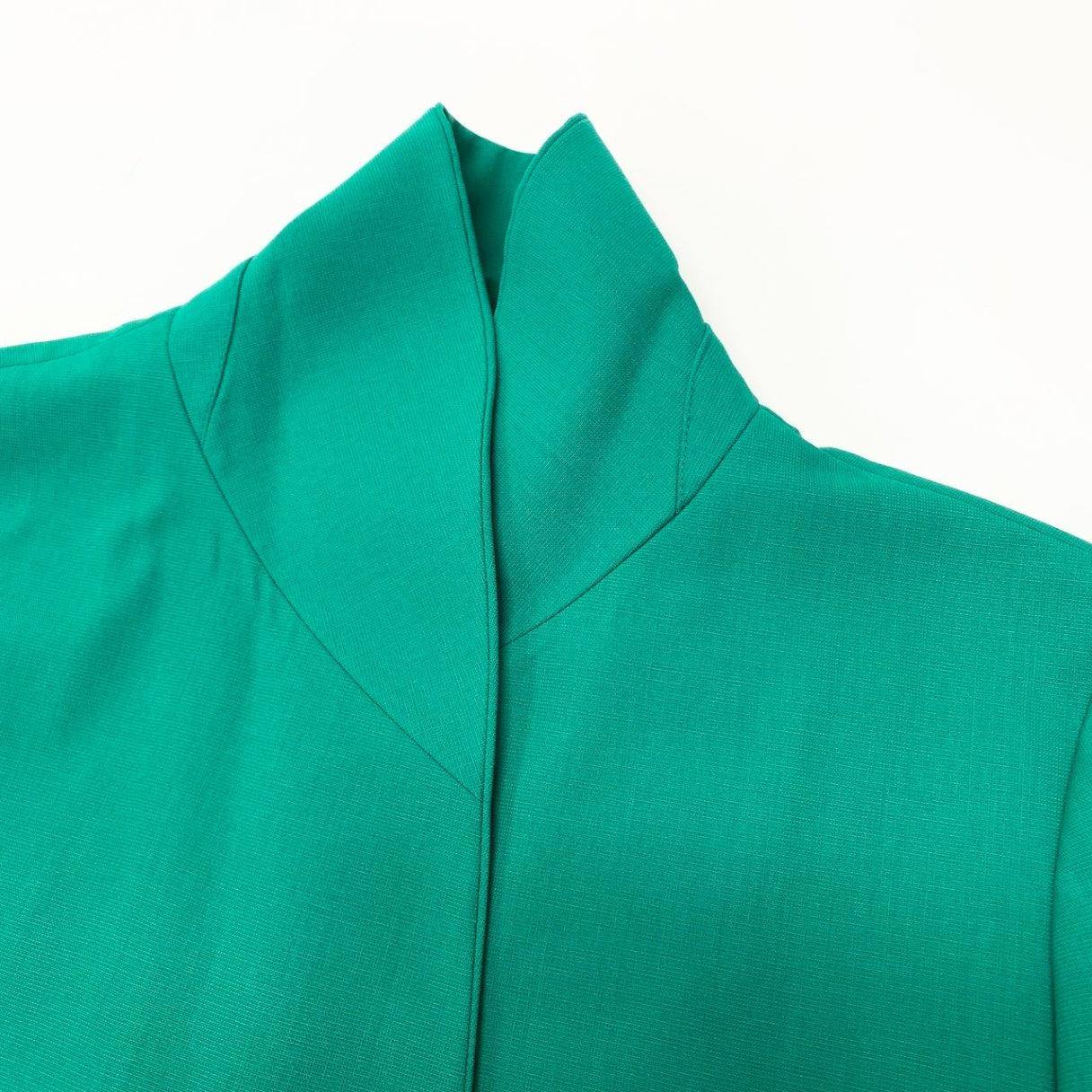 83e12 YVES SAINTLAURENT イヴサンローラン テーラードジャケット アンコンジャケット サイズ38 グリーン レディース 女性服u02t
