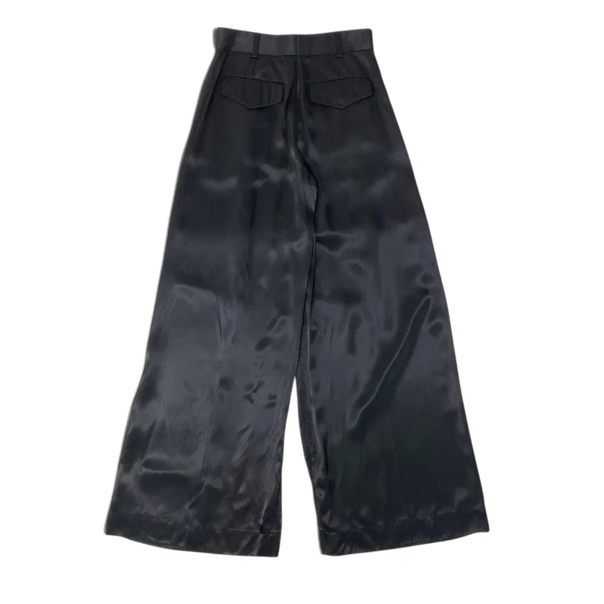 Eh1 JIL SANDER ジルサンダー トラウザーパンツ ワイドパンツ とろみ素材 スラックスパンツ ワイドシルエット JO3KA0264 J65246 34 ブラック レーヨン100％ レディース 女性用u02t