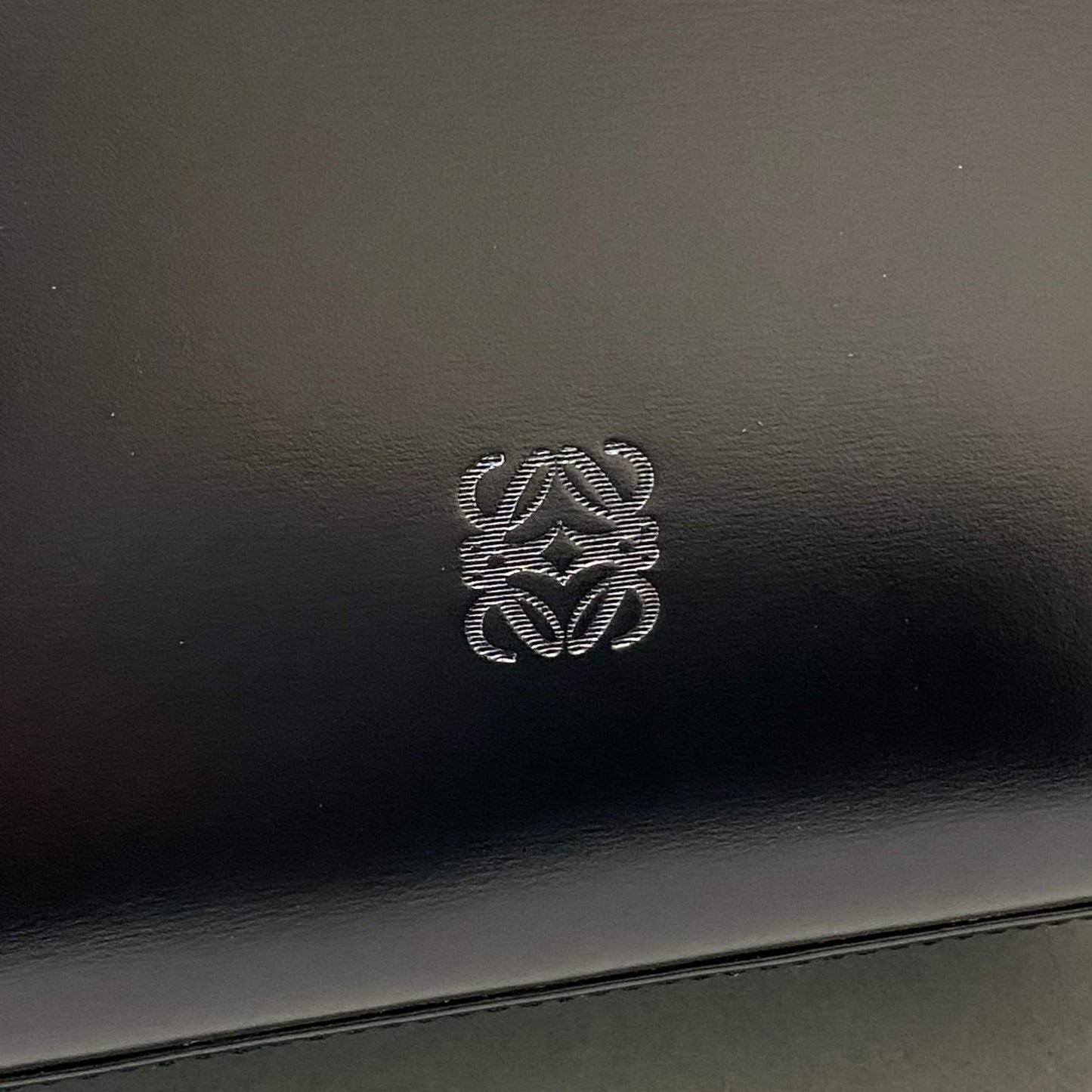 AL10 【美品】LOEWE ロエベ vintage ヴィンテージ ハンドバッグ アナグラムロゴ ブラック レザー handbag vintage レディース 鞄k02i