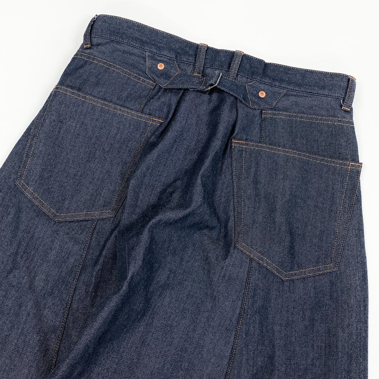 Ad6 JUNYA WATANABE MAN ジュンヤワタナベ マン 22SS サルエルデニムパンツ 変形パンツ ボトムス WI-P025 XSサイズ インディゴ メンズ 男性用o07t