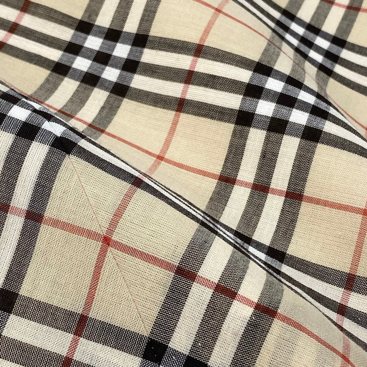Ig6 BURBERRY LONDON BULE LABEL チェックスカート ノバチェック ミディアム丈 36サイズ ベージュ系 レディース 女性用ta2ta2