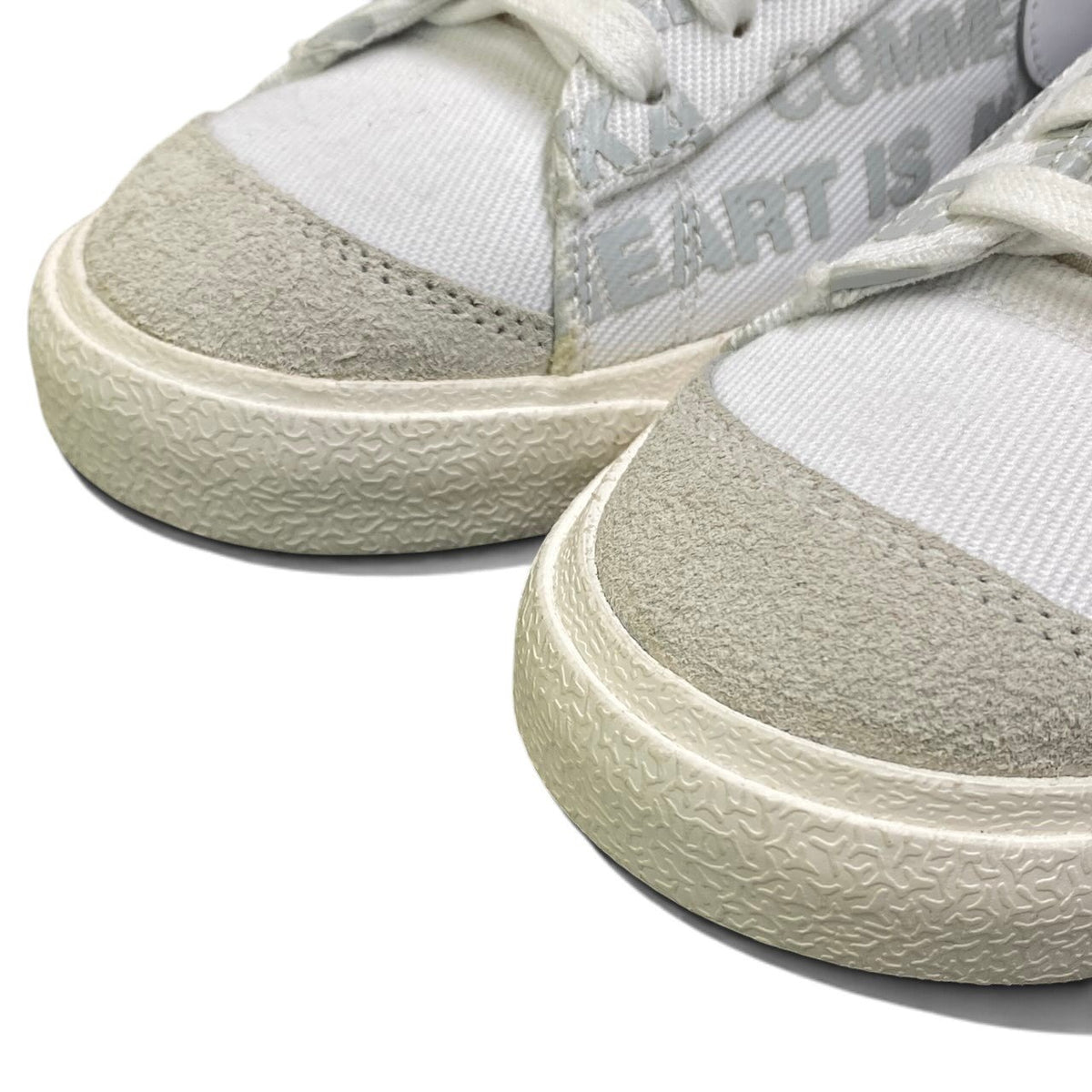 1i13 《美品》 NIKE ナイキ × COMME des GARCONS コムデギャルソン BLAZER MID スニーカー DA5383-100 26cm ホワイト シューズt18r