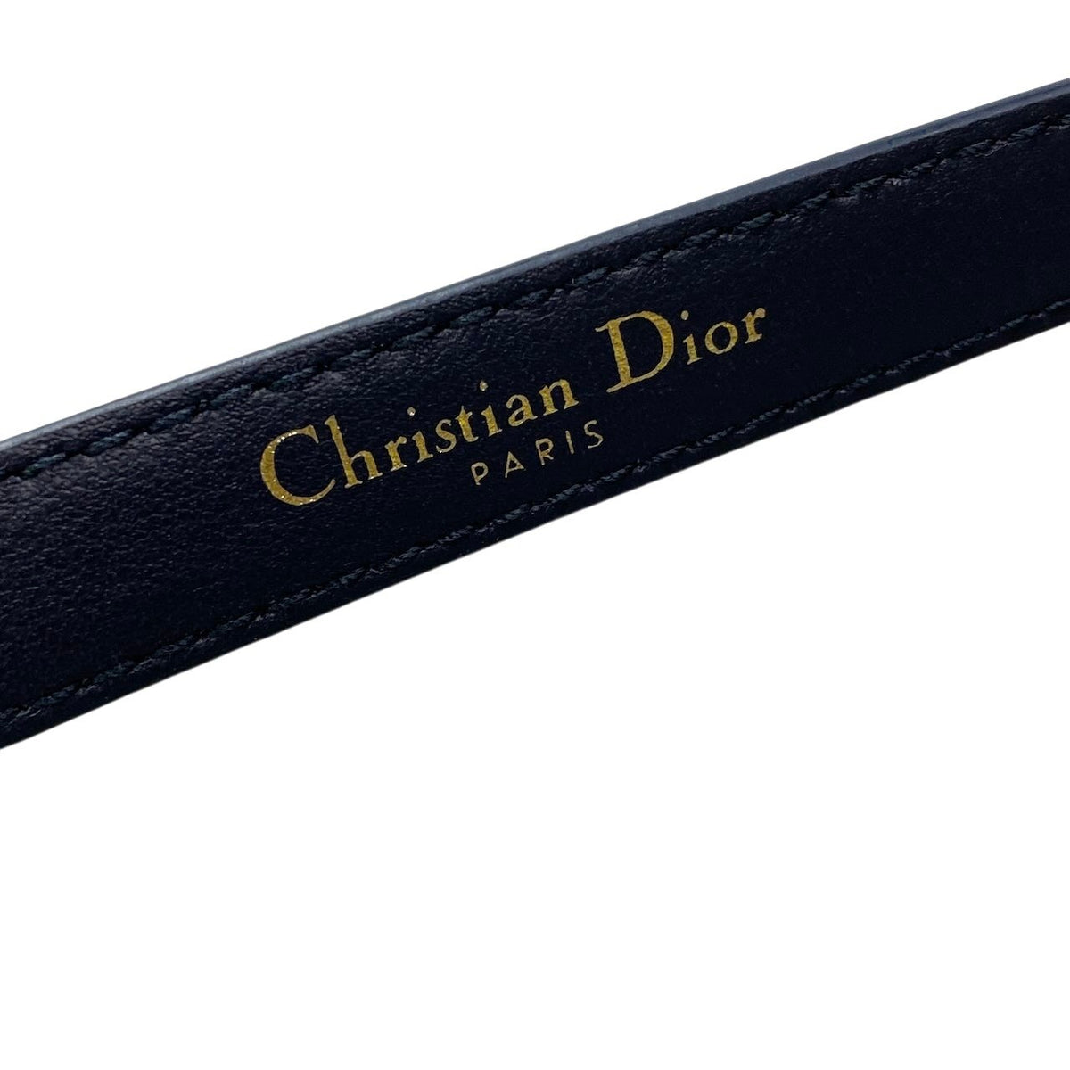j19 Christian Dior クリスチャンディオール ハート柄 レザーベルト Heart Pattern Leather Belt 75 ブラック Logo Platet18r