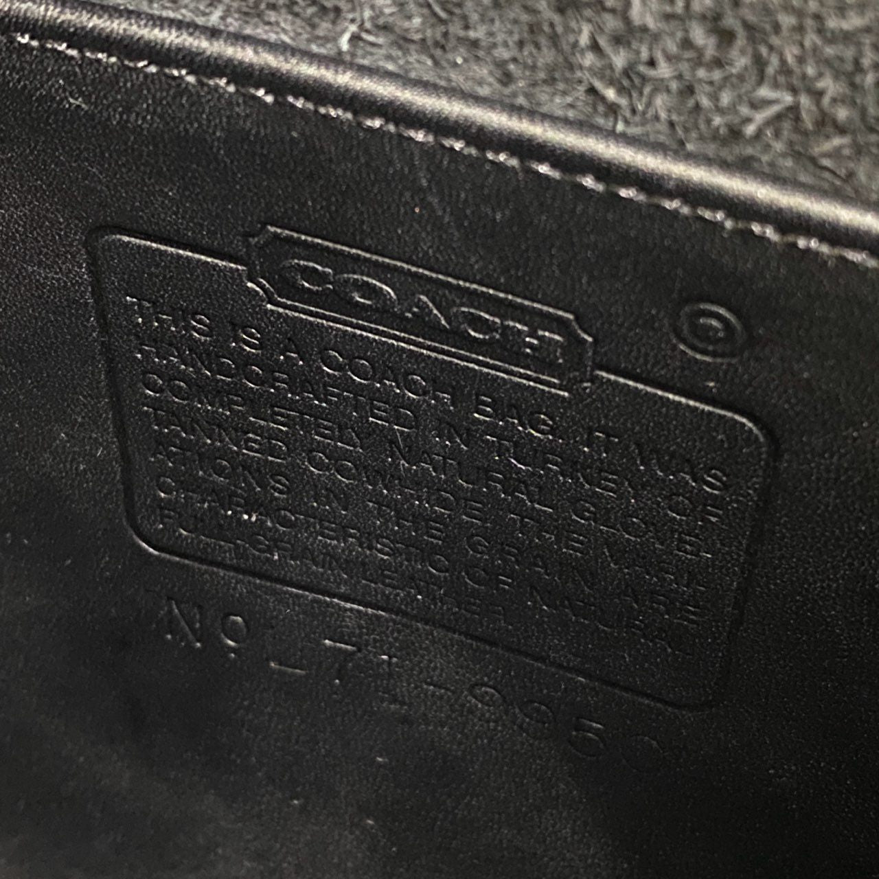 d9 《美品》 オールドコーチ マシュー ショルダーバッグ Old Coach Leather Shoulder Bag 9950 ブラック レザー カバンt18r