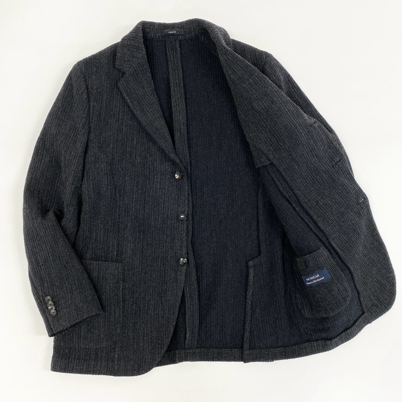 46f30 LARDINI ラルディーニ MOWEAR テーラードジャケット IM902AE 54 グレー ブレザー イタリア製 紳士服
