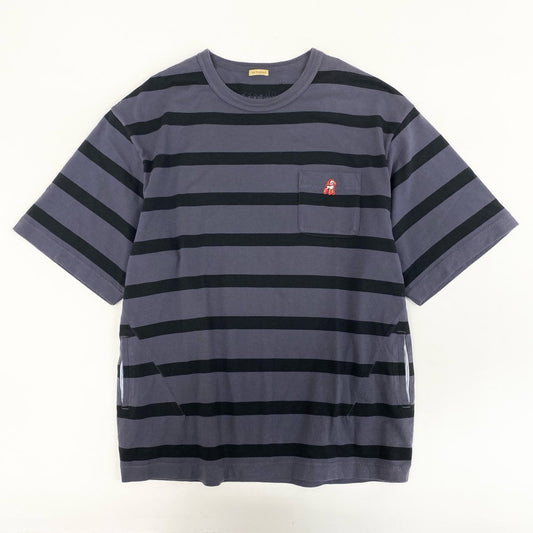 3l16 UNDER COVER アンダーカバー the Shepherf ザ シェパード ボーダーTシャツ US1A4803-2 2 パープル ブラック 日本製 カットソー TEE 夏