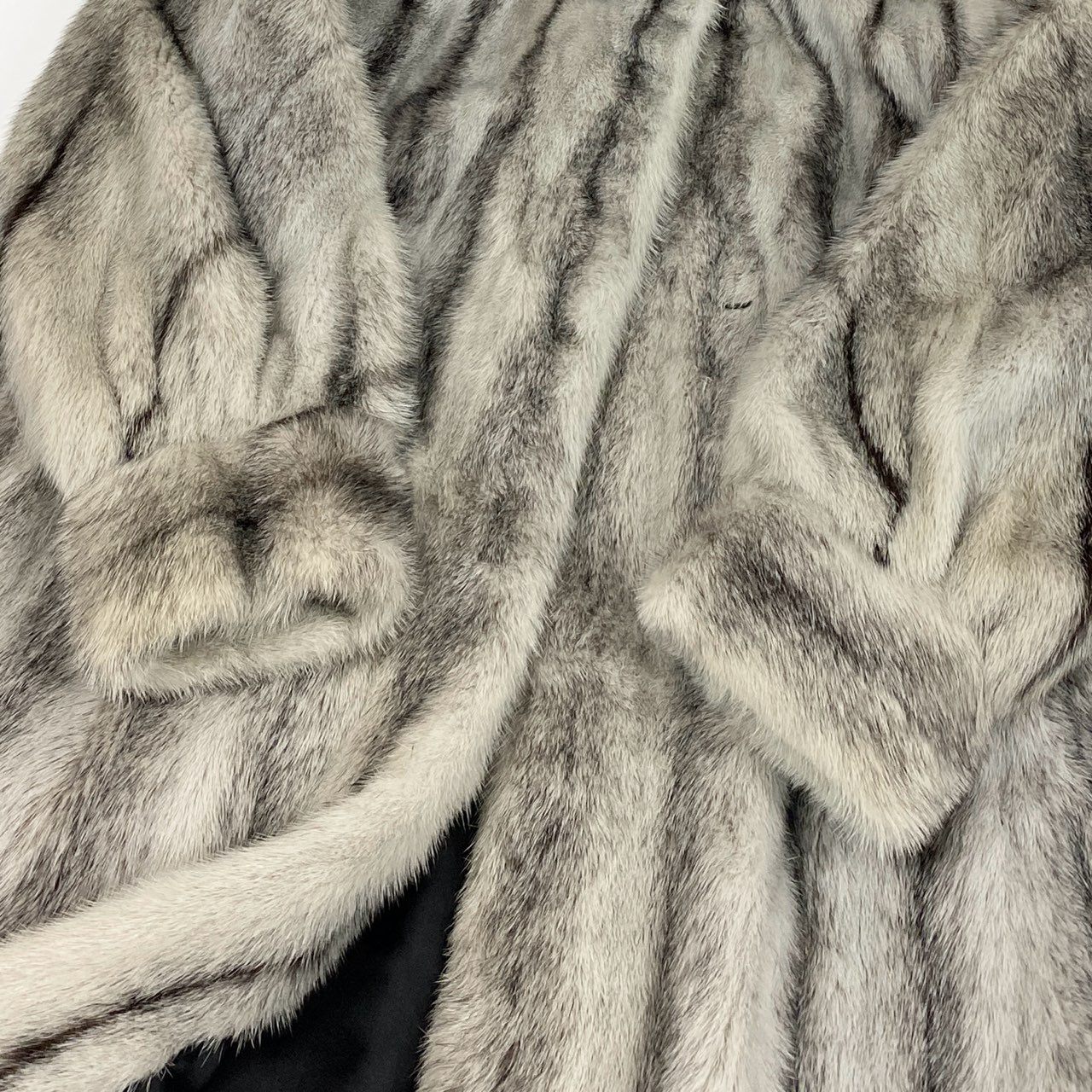 30a9 YUKI BELLE FEMME SAGA MINK サガミンク 金サガ クロスミンク ロングコート サイズF 最高級毛皮 Fur Coatt18r