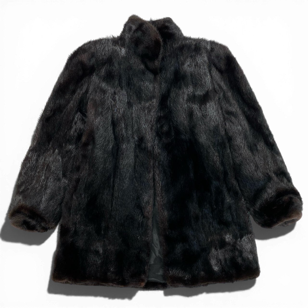6a21 SAGA MINK サガミンク 銀サガ ダークミンク ロングコート サイズ11 ダークブラウン 最高級本毛皮 Mink Fur Long Coatt18r