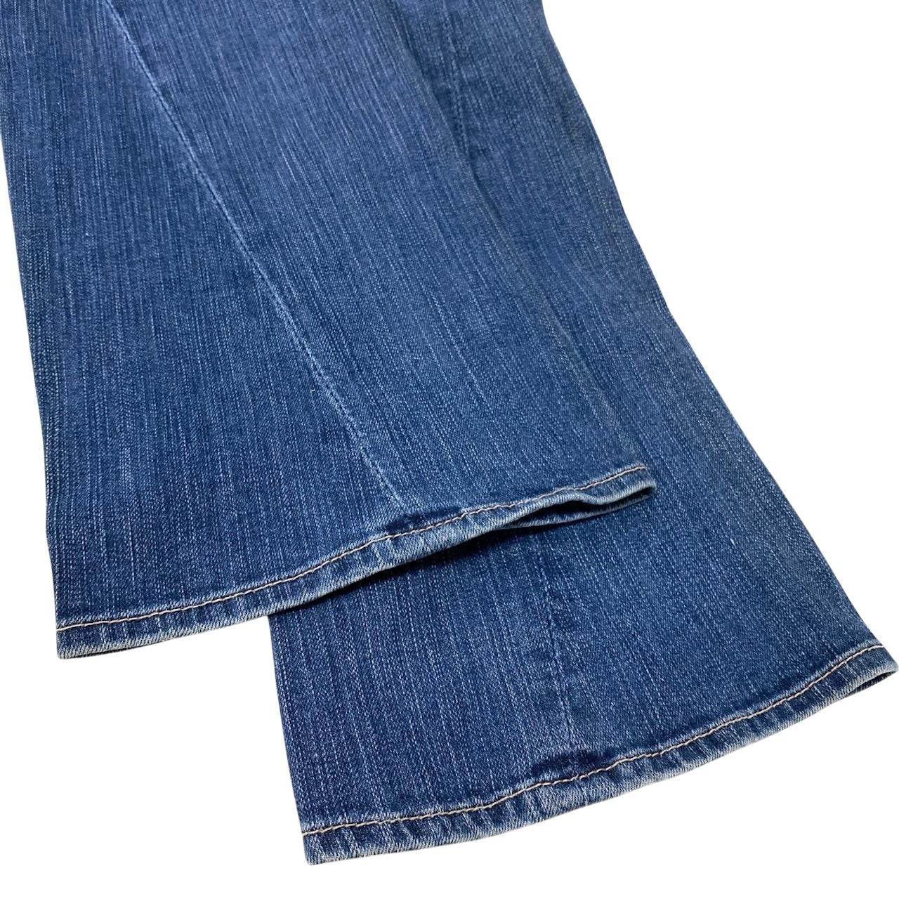 55h9 TRUE RELIGION トゥルーレリジョン フレア デニムパンツ ストレッチ サイズ24 インディゴ レディースu02t