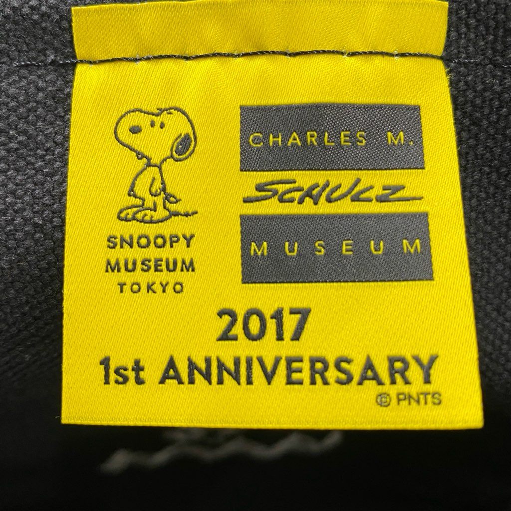 Ef8 L.L.Bean エルエルビーン × SNOOPY MUSEUM スヌーピー 1st ANNIVERSARY キャンバス トートバッグ USA製 ブラック カバン