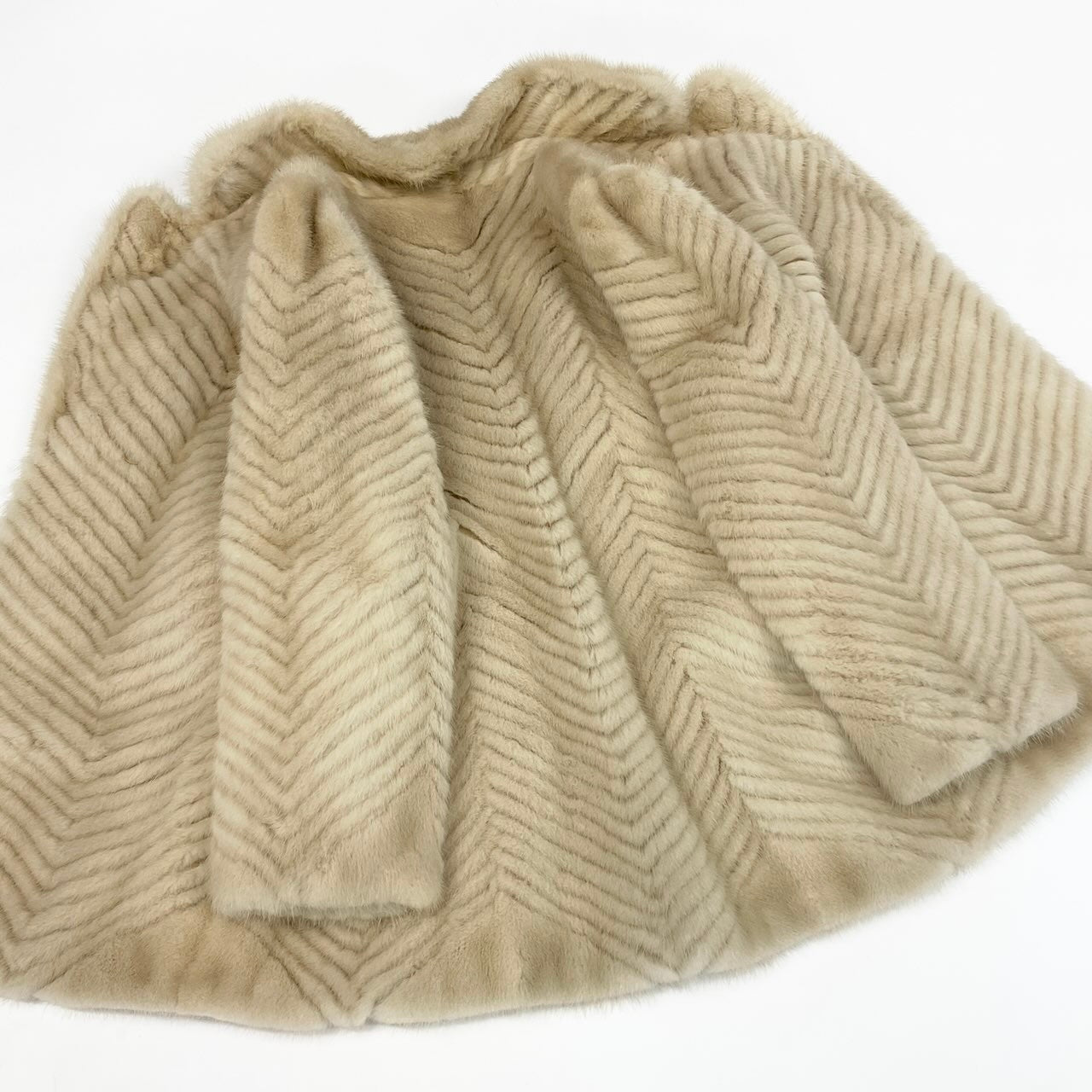 47e13 Josephine ジョセフィーヌ パールミンク ファーコート サイズ11 ホワイト 本毛皮 Pearl Mink Fur Coat リアルファーt18r