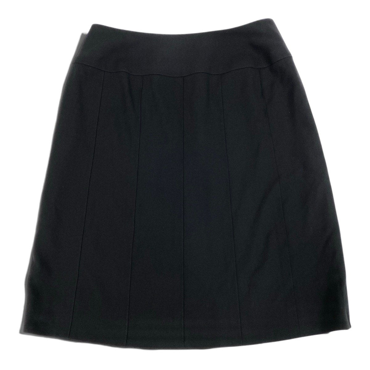 i19【美品】CHANEL 1997年 スカート ココマーク フランス製 42サイズ ブラック ウール100％ レディース 女性用u02t