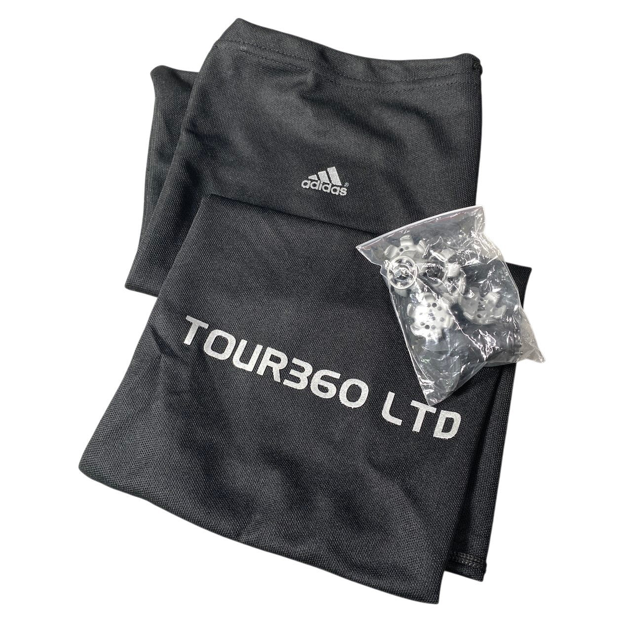 1h11 【極美品】adidas GOLF アディダス ゴルフ ゴルフシューズ TOUR360 3DFitFoam 26センチ ホワイト ブラック レザー メンズ 男性用t18r
