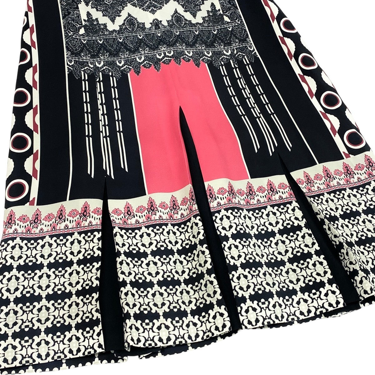 h17 【美品】ETRO エトロ ノースリーブロングドレスワンピース 44サイズ レーヨン100％ レディース 女性用k02i