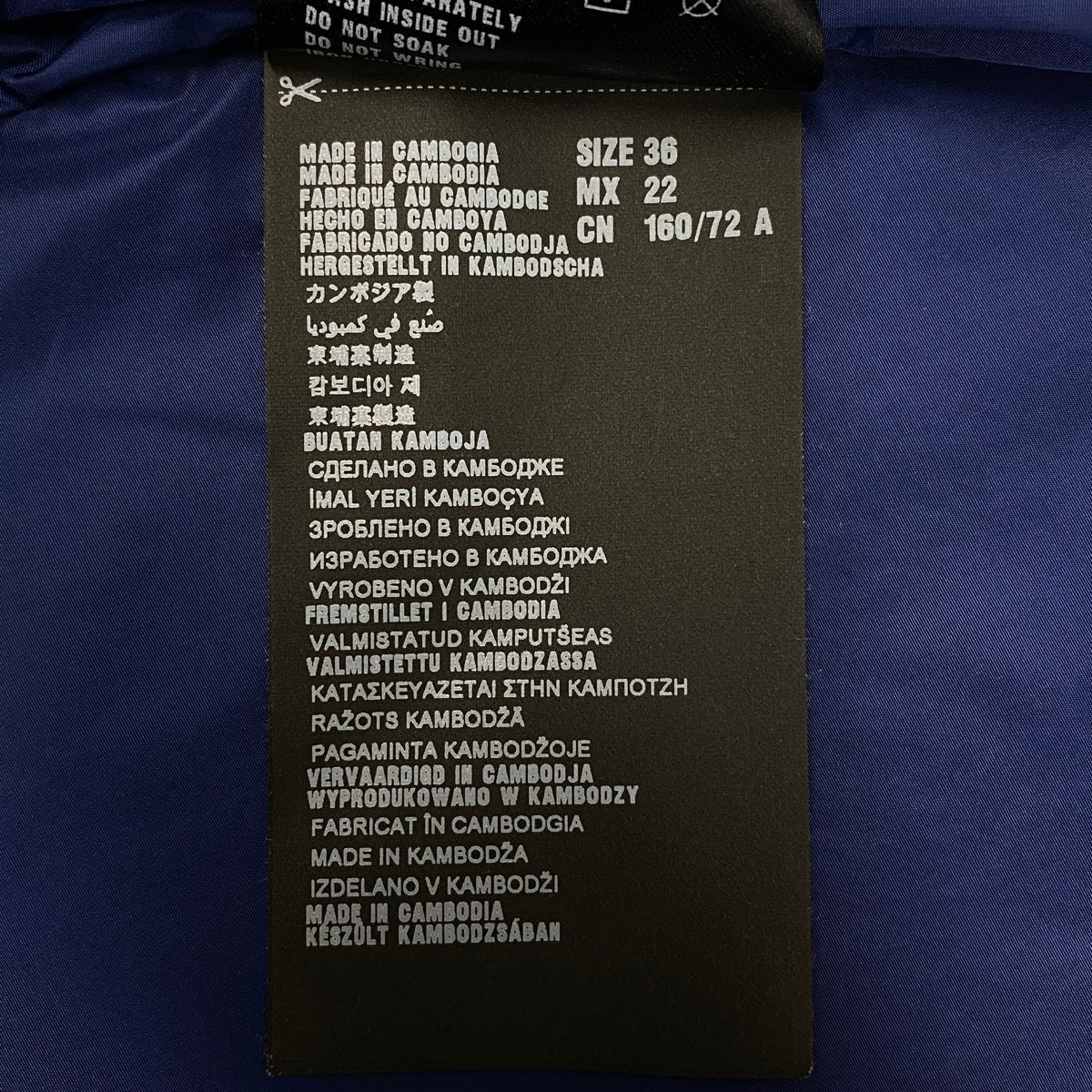 Ej15 【美品】 PRADA プラダ 三角ロゴ 花柄 ナイロンジャケット パーカー 29Z597 サイズ36 ブラック ナイロン100％ レディースo07t