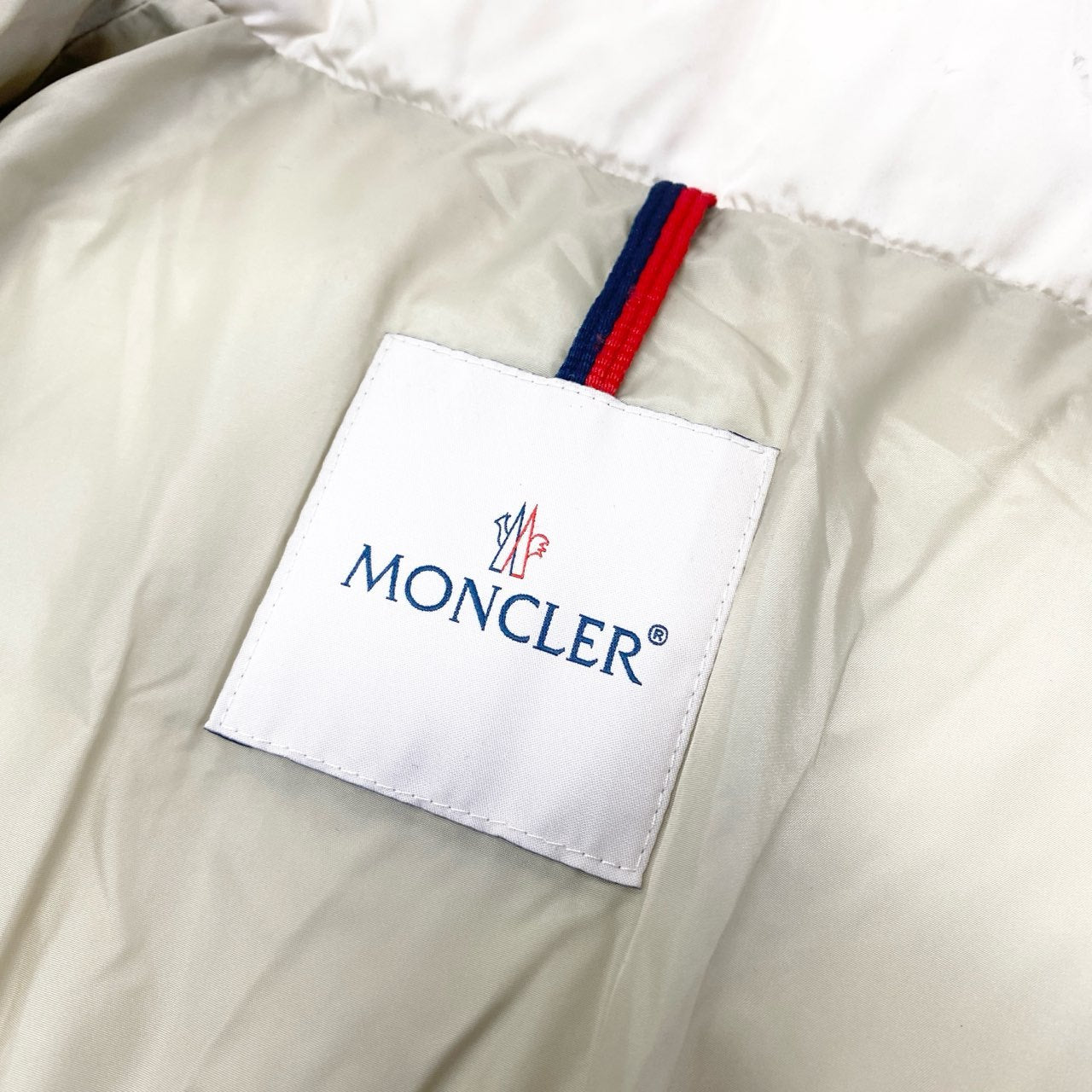 9a27 MONCLER モンクレール ALOUETTE アルエット ダウンジャケット サイズ00 ホワイト 鑑定済 D20934638505 ベルト付t18r