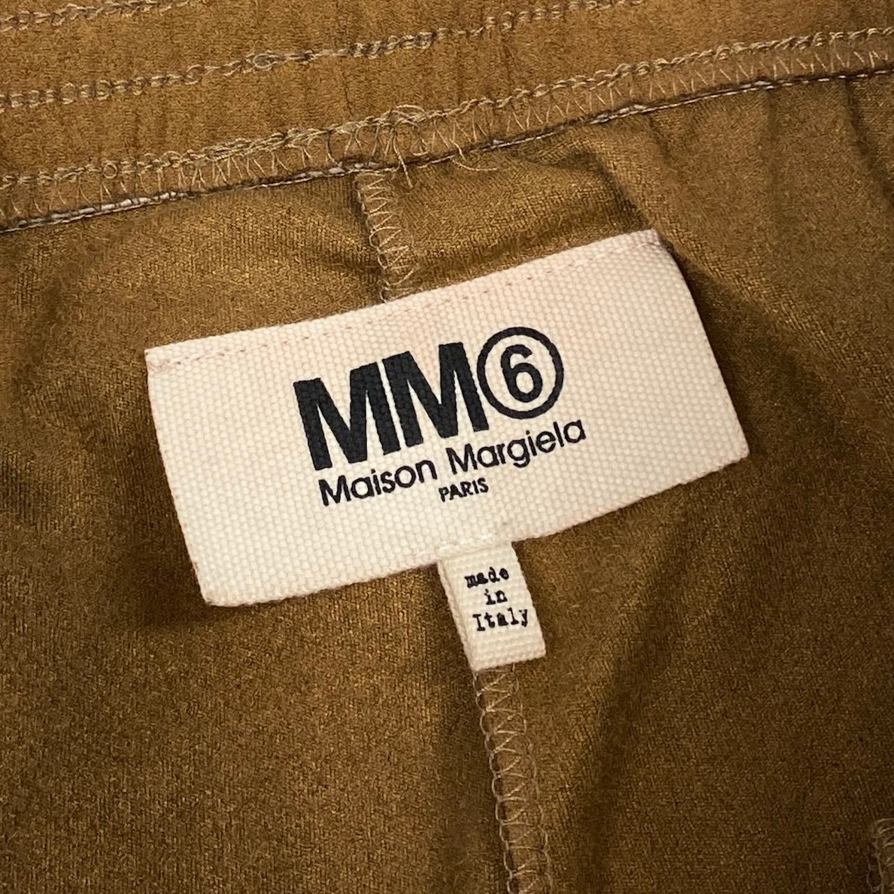 Ae7 MM6 エムエムシックス Maison Margiela メゾンマルジェラ スウェードパンツ イージーパンツ ロング サイズXS ブラウン レディース 女性服u02t