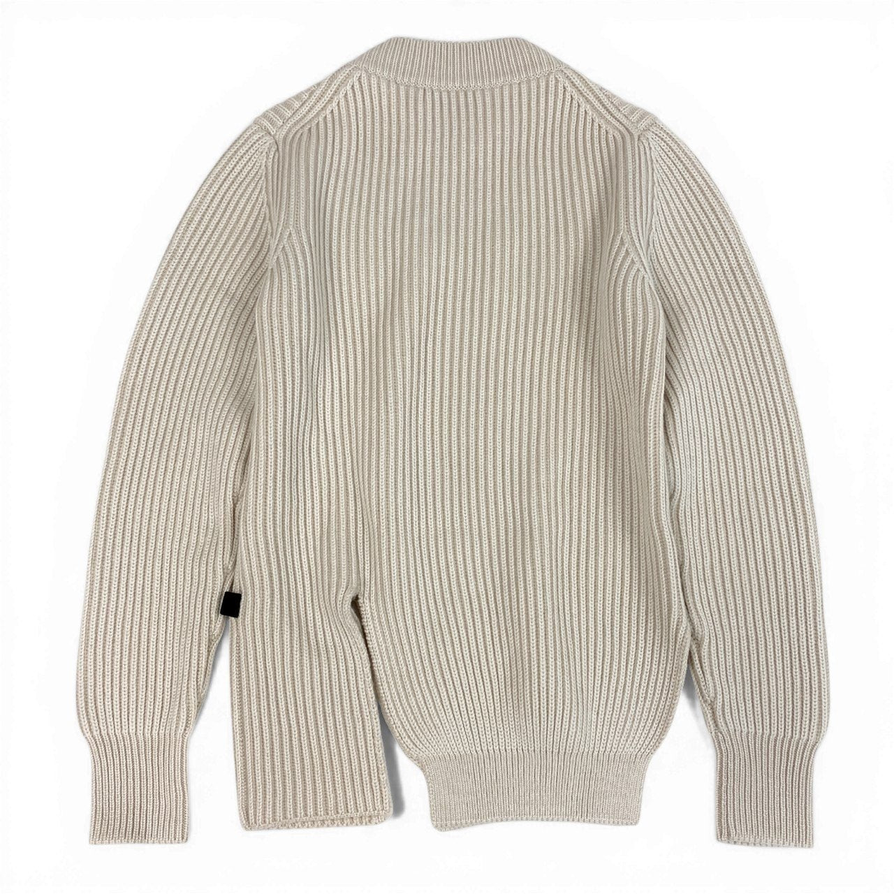 Id6 《美品》 LOUIS VUITTON ルイヴィトン スリット ボトルネックニットセーター Slit Knit Sweater サイズXS ホワイト モノグラムタブt18r
